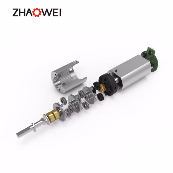 Kundenspezifischer Mini-Aktuator, 16 mm, 6 V, 12 V, Mikro-Schrittmotor-Encoder für TV-Lift-Teleskopobjektiv